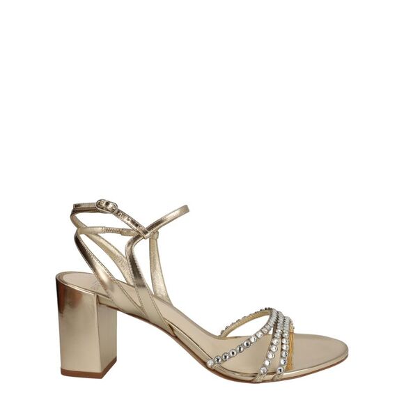 Alexandre Birman Ray Crystal-Embellished Sandals Gold Womens - Picture 1 of 6